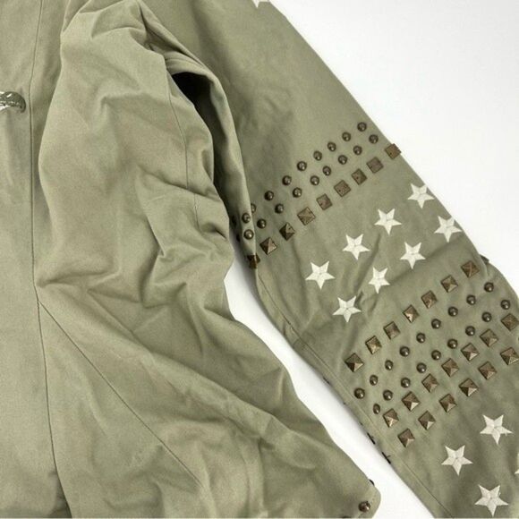 NEW Spell Eagleback Matinee Embellished Jacket Khaki Large - Picture 8 of 16